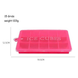 15 cubic Ice tray with lid - All-In-One Store