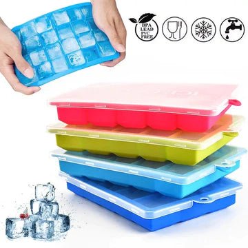 15 cubic Ice tray with lid - All-In-One Store
