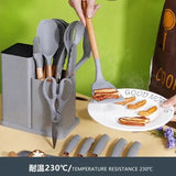 19-Pieces Silicone Kitchenware Utensils Set - All-In-One Store