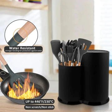 19-Pieces Silicone Kitchenware Utensils Set - All-In-One Store