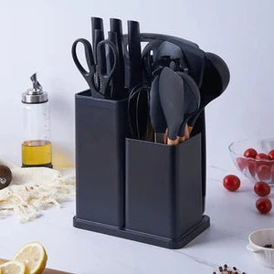 19-Pieces Silicone Kitchenware Utensils Set - All-In-One Store