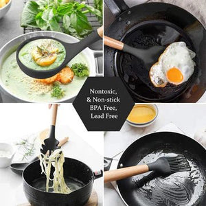 19-Pieces Silicone Kitchenware Utensils Set - All-In-One Store