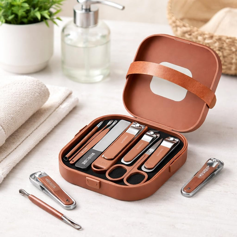 Manicure 8-in-1 Nails Care Set with Carry Handle