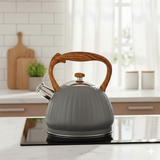 BoilAlert Textured Whistling Steel Kettle (3Liter)