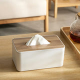 WoodTop Elite Tissue Box