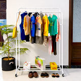 Double Pole Metal Cloth Stand By Matrix (B)