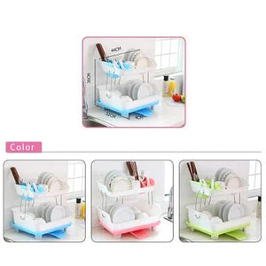 2 Layer Dish Stand - All-In-One Store