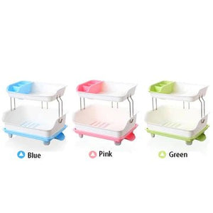 2 Layer Dish Stand - All-In-One Store