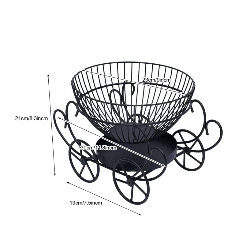 2 Tier Decorative Fruit Basket - All-In-One Store