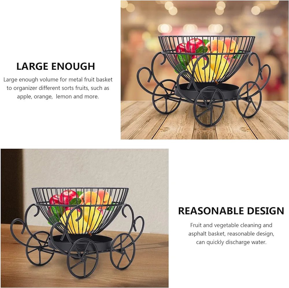 2 Tier Decorative Fruit Basket - All-In-One Store