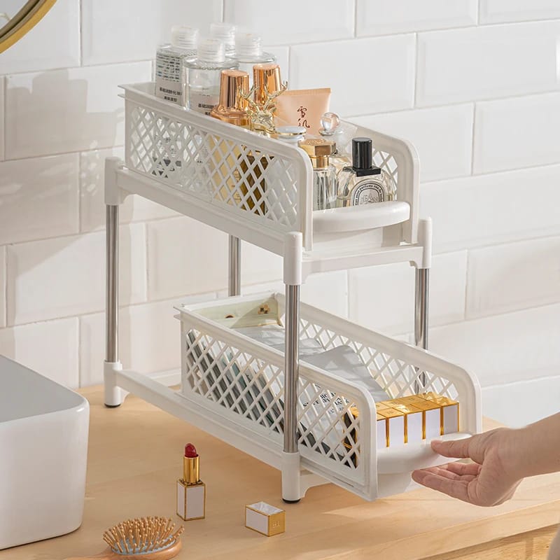 2 - Tier slide Storage Organizer - All-In-One Store