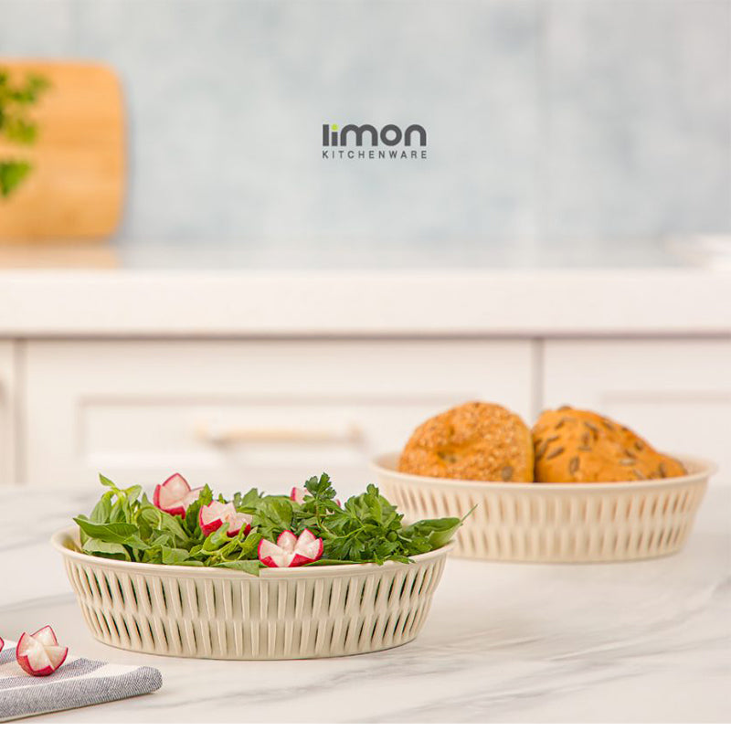 Bamboo Oval Basket (1590) by Limon