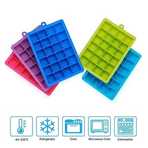 24 Cubic Ice Tray With Lid - All-In-One Store
