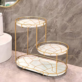 3-Tier Golden Vanity Stand by Matrix