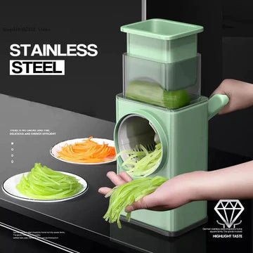 3 IN 1 Round Vegetable Chopper - All-In-One Store