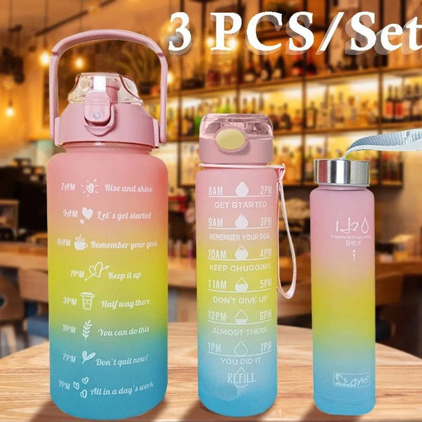 3 Pcs Sports Water Bottle - All-In-One Store