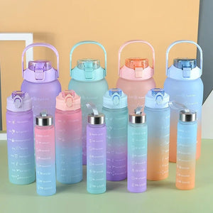 3 Pcs Sports Water Bottle - All-In-One Store