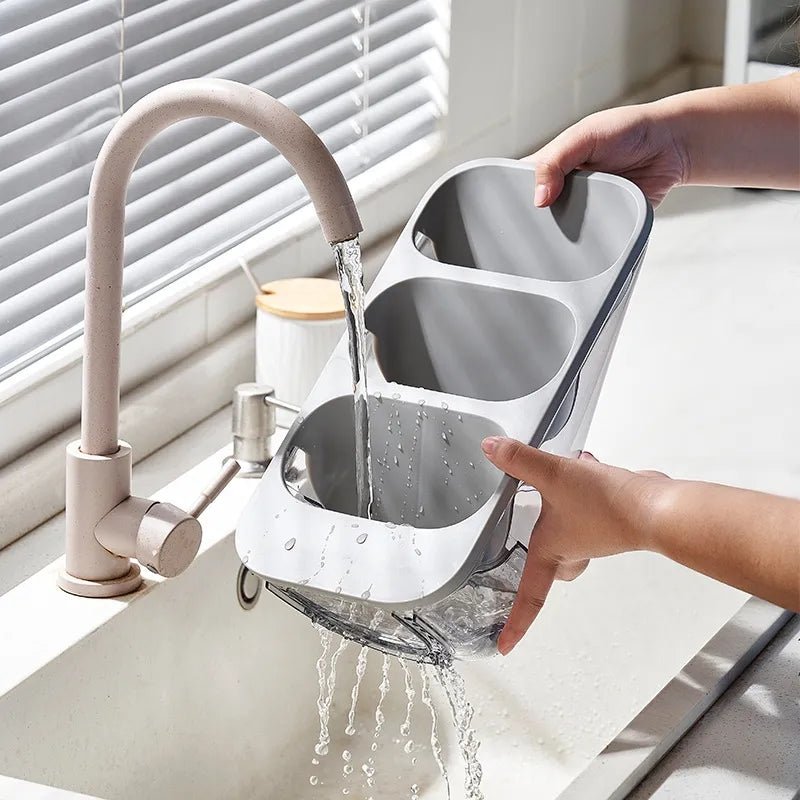 3-Tiered Utensil and Knife Storage Organizer - All-In-One Store