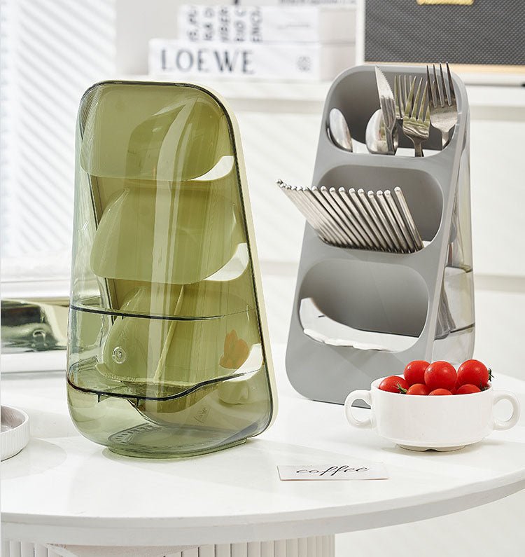 3-Tiered Utensil and Knife Storage Organizer - All-In-One Store