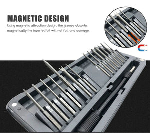 30 in 1 Magnetic Screwdriver Set With 2 Extensions - All-In-One Store