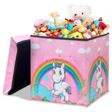 Kids Sit & Store - Foldable Cartoon Storage Box cum Seat
