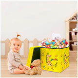 Kids Sit & Store - Foldable Cartoon Storage Box cum Seat
