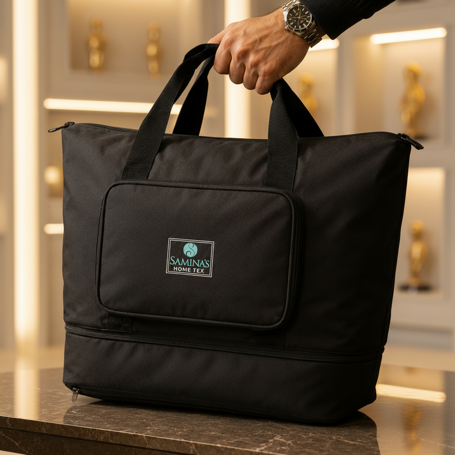Expandable Multi-Pocket Utility Tote