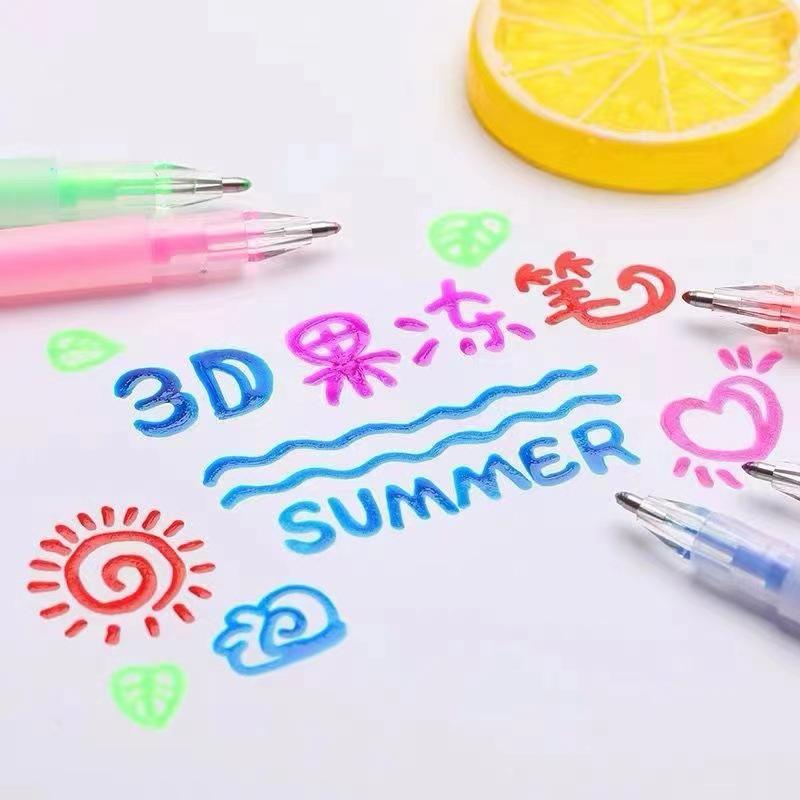 3d Jelly Pen (Pack Of 12) - All-In-One Store