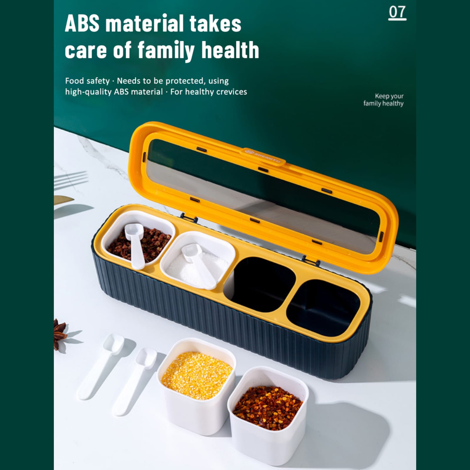 4 in 1 Seasoning Spice Box - All-In-One Store