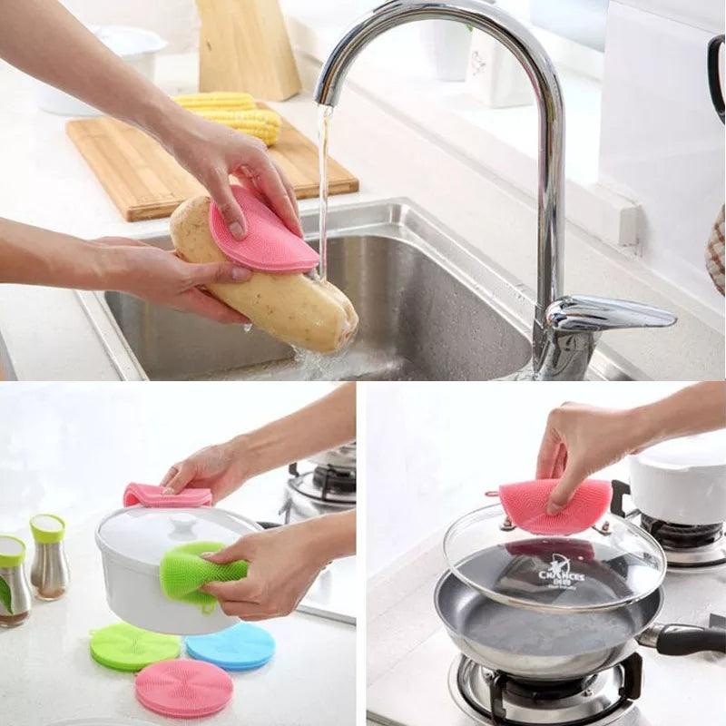 4 Pcs Set Silicone Sponge Set - All-In-One Store