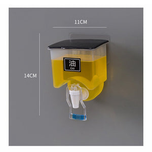 400ml Acrylic Wall mounted Oil Dispenser - All-In-One Store