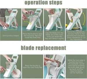 5 in 1 Vegetable Cutter Slicer Multifuntional Chopper - All-In-One Store