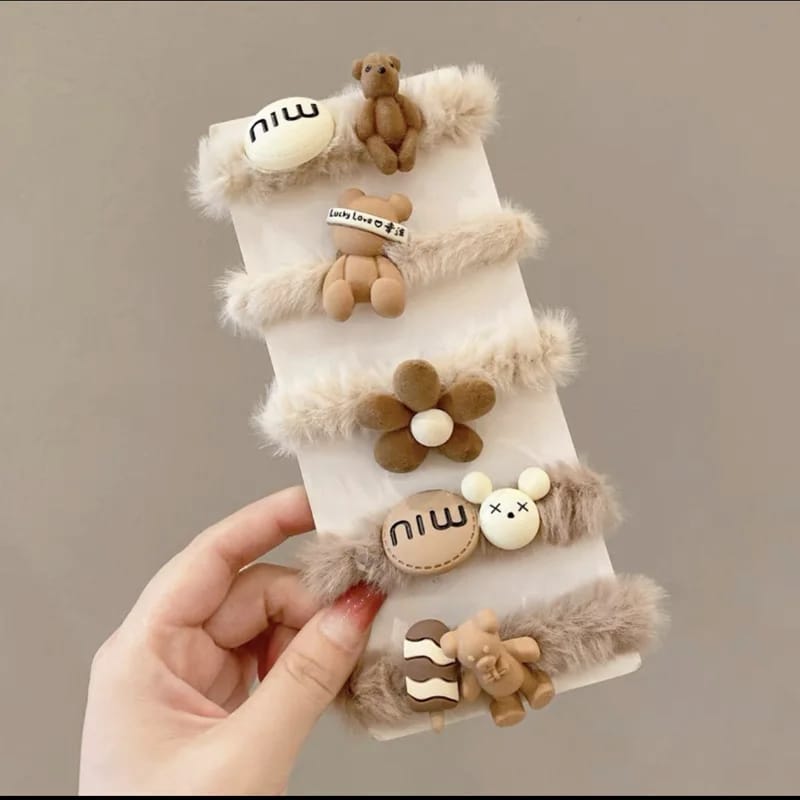 5 Pcs Children Cartoon Elastic Bands. - All-In-One Store