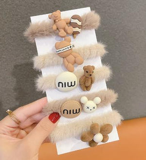 5 Pcs Children Cartoon Elastic Bands. - All-In-One Store