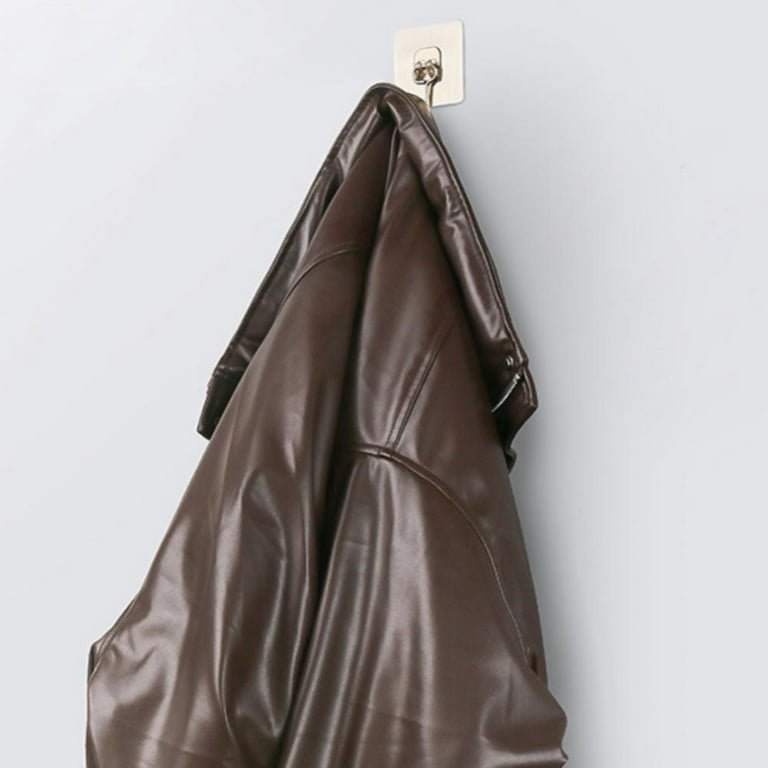 5 Pcs Clear Adhesive Wall Hooks - All-In-One Store