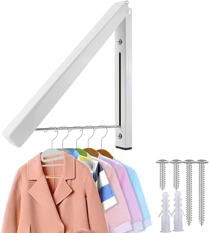 Retractable Wall-Mounted Clothes Hanger
