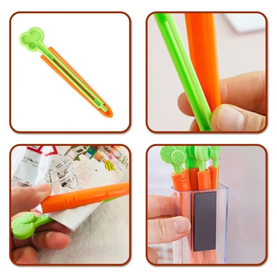 5pcs Carrot Sealing Clips - All-In-One Store
