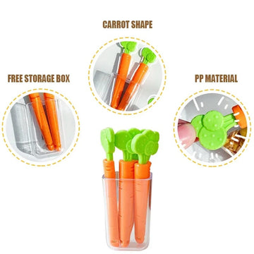 5pcs Carrot Sealing Clips - All-In-One Store