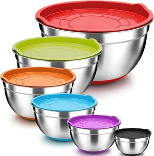 5pcs Steel Bowl Set - All-In-One Store