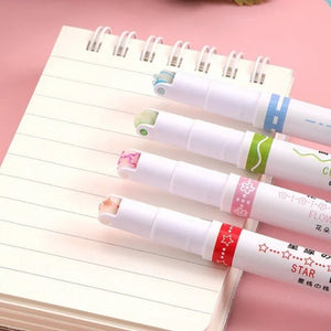 6 Pcs Line Shaped Colorful Stamp Markers - All-In-One Store