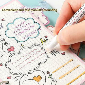 6 Pcs Line Shaped Colorful Stamp Markers - All-In-One Store