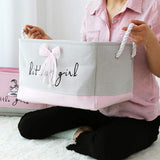 Little Princess Laundry Basket with Rope Handle - Rectangle