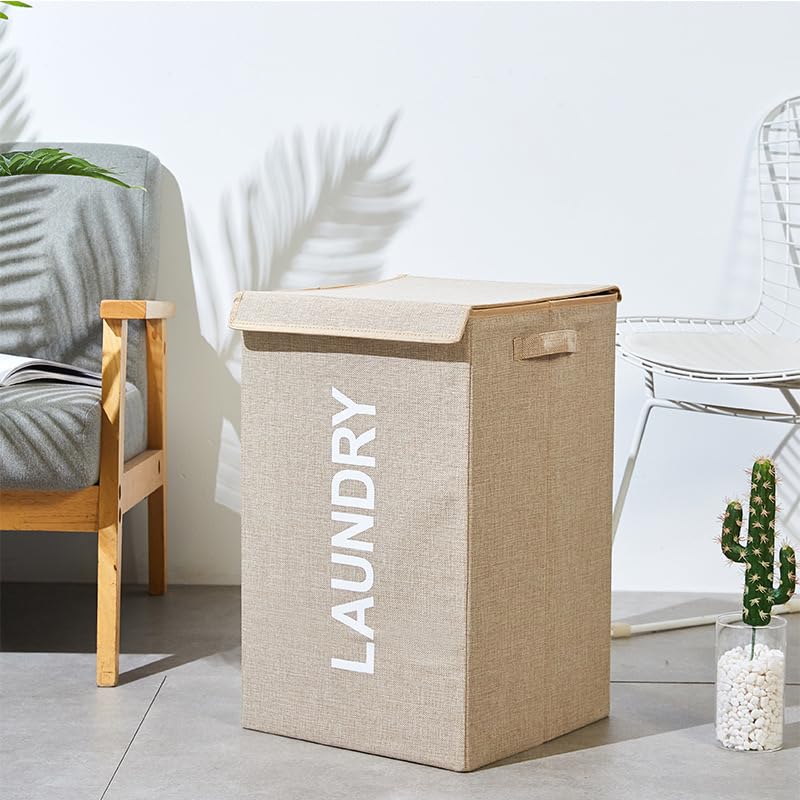 Laundry Keeper Basket – With Lid for a Tidy Home