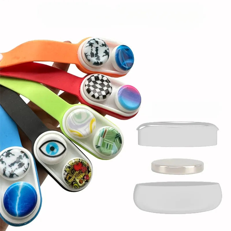 Magnetic Pop Fidget With Keychain.