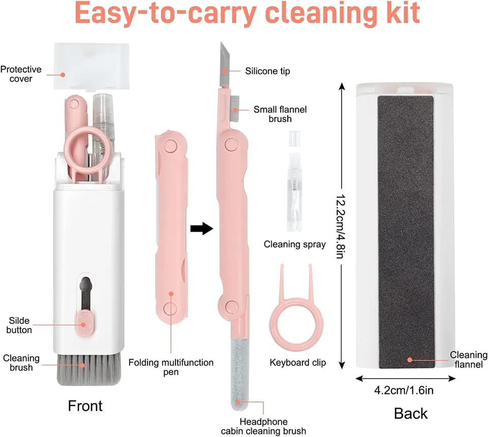 7 in 1 Keyboard & Earpods Cleaner Brush Kit - All-In-One Store