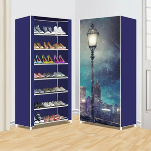 7 Layers Zipper Cover Shoes Rack - All-In-One Store