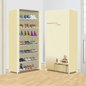 7 Layers Zipper Cover Shoes Rack - All-In-One Store