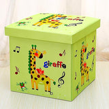 Kids Sit & Store - Foldable Cartoon Storage Box cum Seat