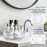 Multi Purpose 360° Rotating Frosted Acrylic Organizer