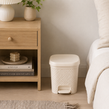 LuxePattern 5L Dustbin & Brush Set (2445) by Limon